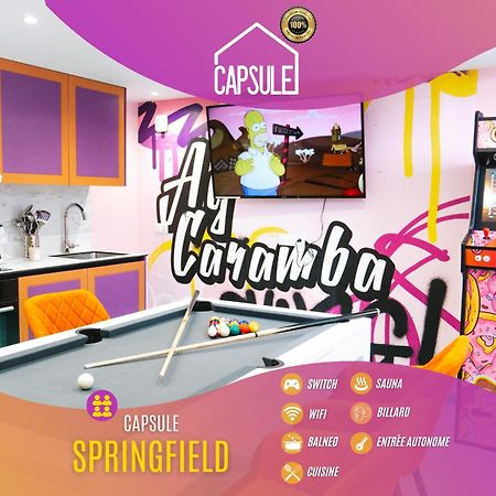 Capsule Springfield - Balneo -Sauna - Billard Douai Exterior photo